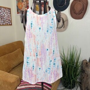 Old Navy Multicolor Tie-Dye Tank Top
